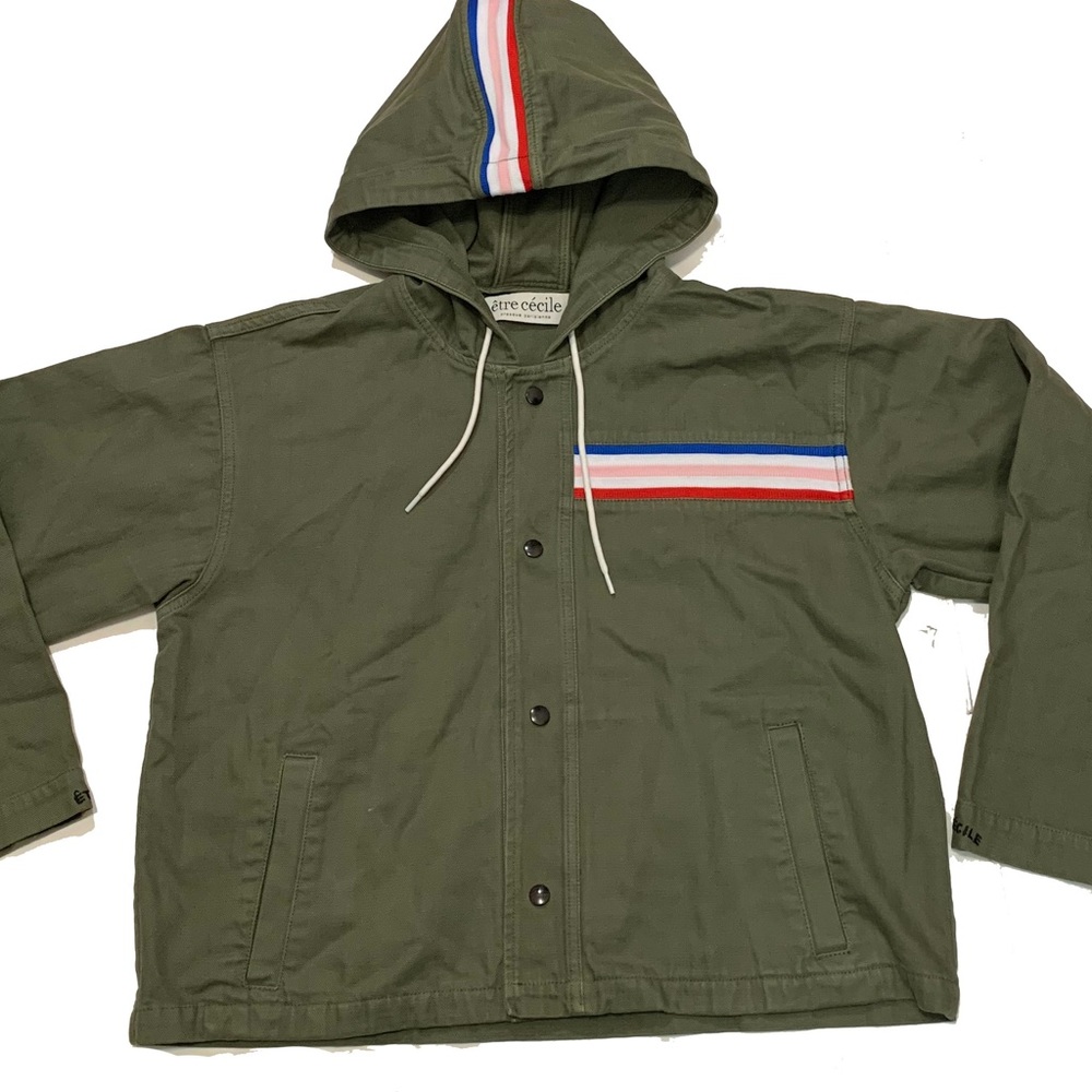 S / Etre Cecile Stripe Detail Hooded Jacket